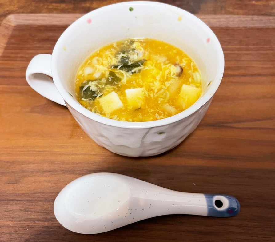 ありもので作ろーピリ辛卵スープの画像