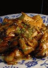牡蠣と豆腐の中華風炒め
