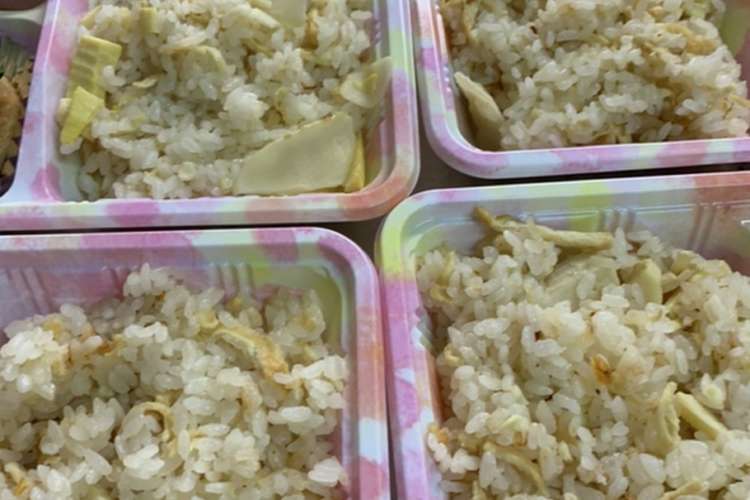 富山の調味料でたけのこご飯25人分 レシピ 作り方 By Kiepon クックパッド 簡単おいしいみんなのレシピが356万品