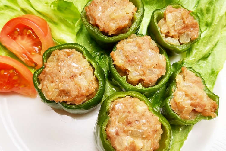 レンジで簡単 ピーマン焼売 レシピ 作り方 By ポテチ犬 クックパッド 簡単おいしいみんなのレシピが360万品