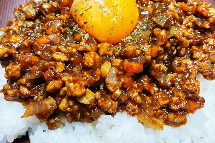 鶏ひき肉でキーマカレー レシピ 作り方 By Seseri3841 クックパッド 簡単おいしいみんなのレシピが355万品