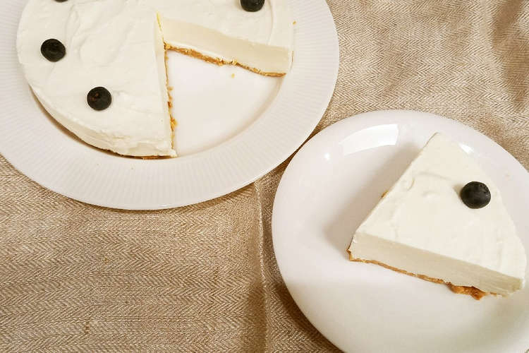ヨーグルトでさっぱり レアチーズケーキ レシピ 作り方 By ポテチ犬 クックパッド 簡単おいしいみんなのレシピが360万品