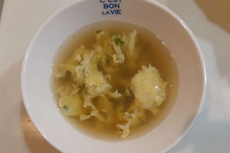 超簡単 大葉と卵のコンソメスープ レシピ 作り方 By Macreo クックパッド 簡単おいしいみんなのレシピが355万品
