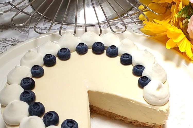 ゼラチン不使用の超簡単 レアチーズケーキ レシピ 作り方 By 及川真愛弥 クックパッド 簡単おいしいみんなのレシピが366万品