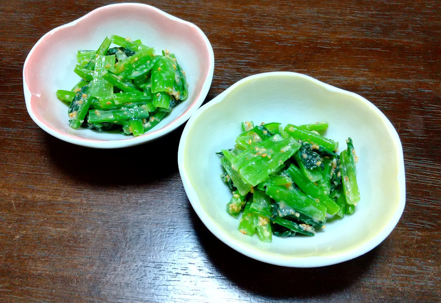 小松菜の白味噌和えの画像