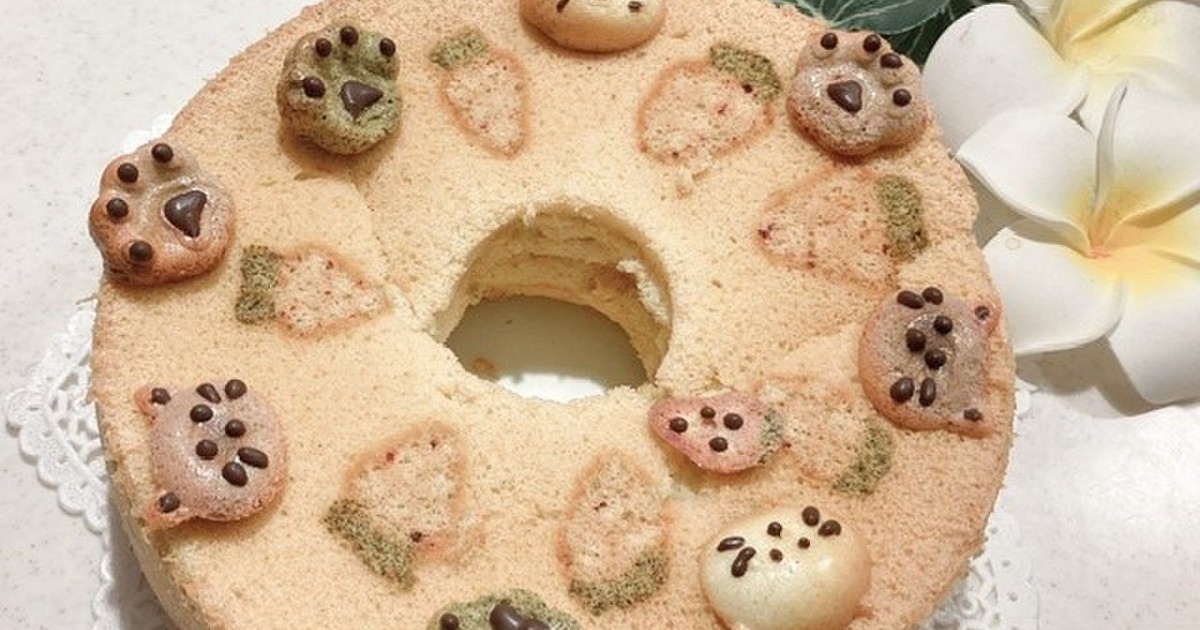デコシフォンケーキ レシピ 作り方 By Hanaママレシピ クックパッド 簡単おいしいみんなのレシピが361万品