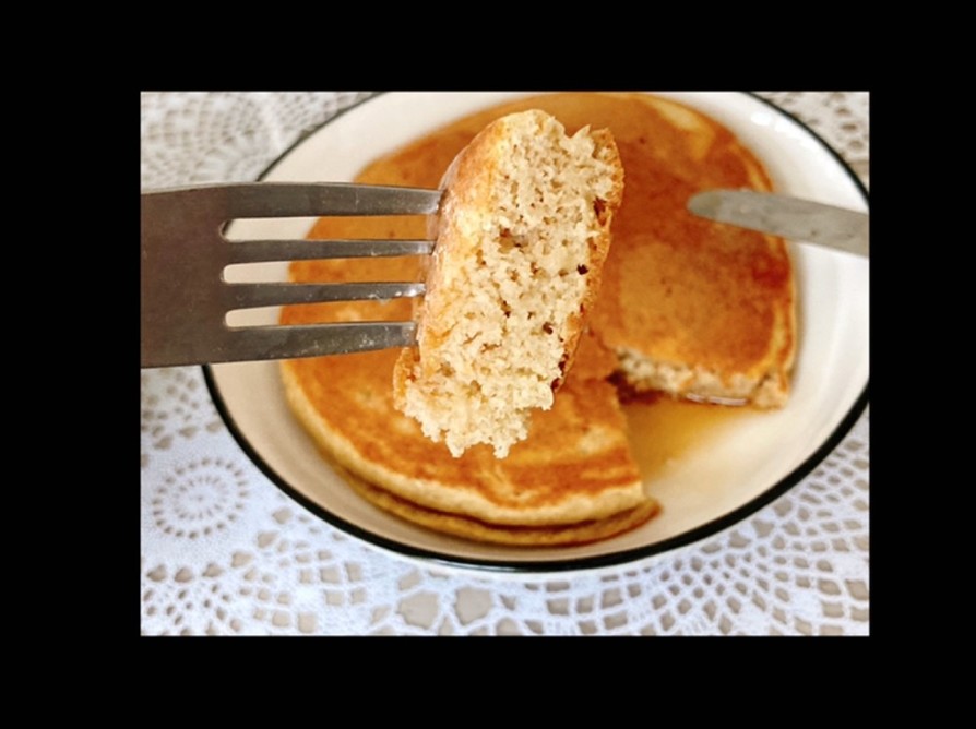 ダイエット☆スーパー大麦粉のパンケーキの画像