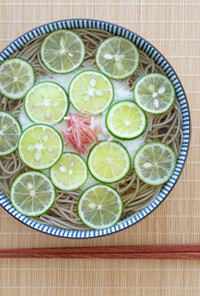 【卯月製麺】すだちと長芋の冷やかけそば