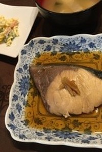 [防災・非常食]ポリ袋でブリの照り煮