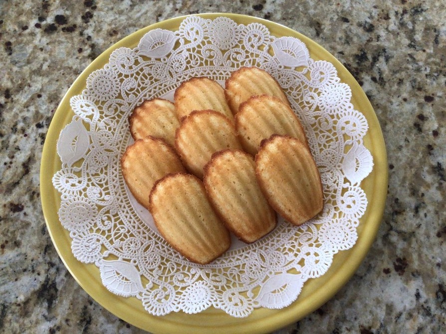 レモンマドレーヌのレシピ