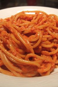 焼きパプリカとマスカルポーネのスパゲティ