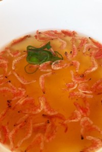 干し桜エビの出汁スープ