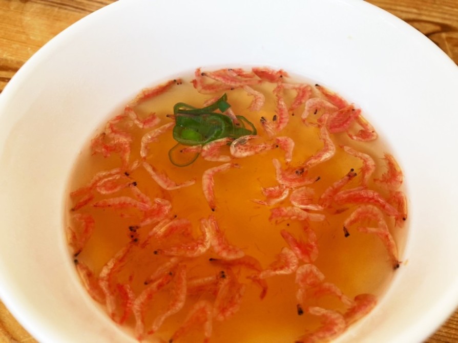 干し桜エビの出汁スープの画像