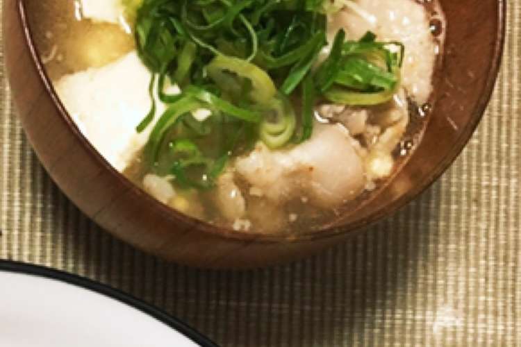 豆腐と豚肉の味噌汁 レシピ 作り方 By ぷぢこ クックパッド 簡単おいしいみんなのレシピが356万品