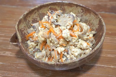 炒り豆腐の写真