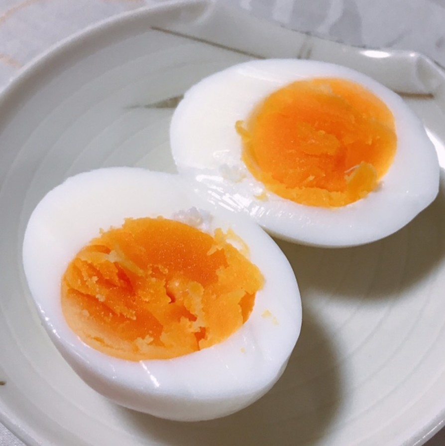 光熱費節約！丁度いい茹で加減！簡単ゆで卵の画像