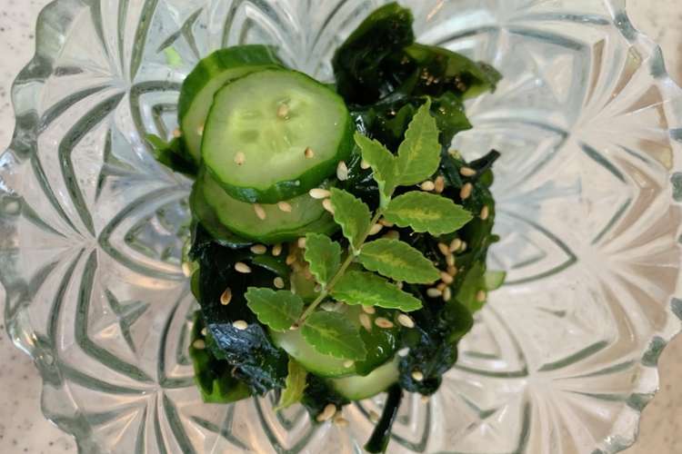 酢の物 きゅうりとわかめ 簡単酢 レシピ 作り方 By Gomayo クックパッド 簡単おいしいみんなのレシピが375万品