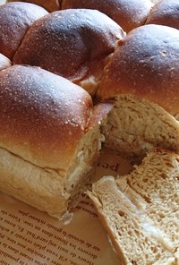 黒糖たっぷり❤ふわふわ黒糖ちぎりパン