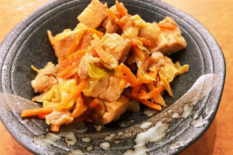 厚揚げの味噌炒め レシピ 作り方 By まみいとじゅん クックパッド 簡単おいしいみんなのレシピが353万品