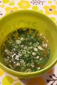 沖縄そば風スープ