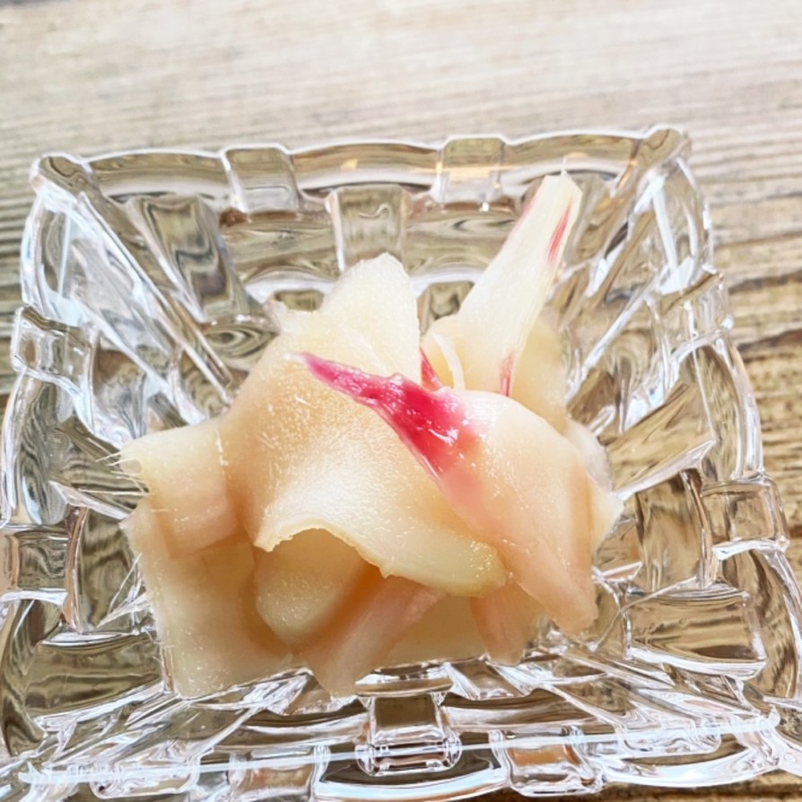 新生姜のハチミツ甘酢漬けの画像
