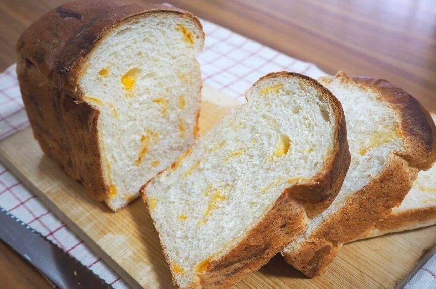 チーズ好きにはたまらない！チーズ食パン！の画像
