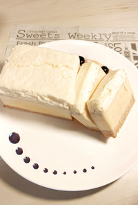 【簡単】濃厚ミルクプリンのケーキ