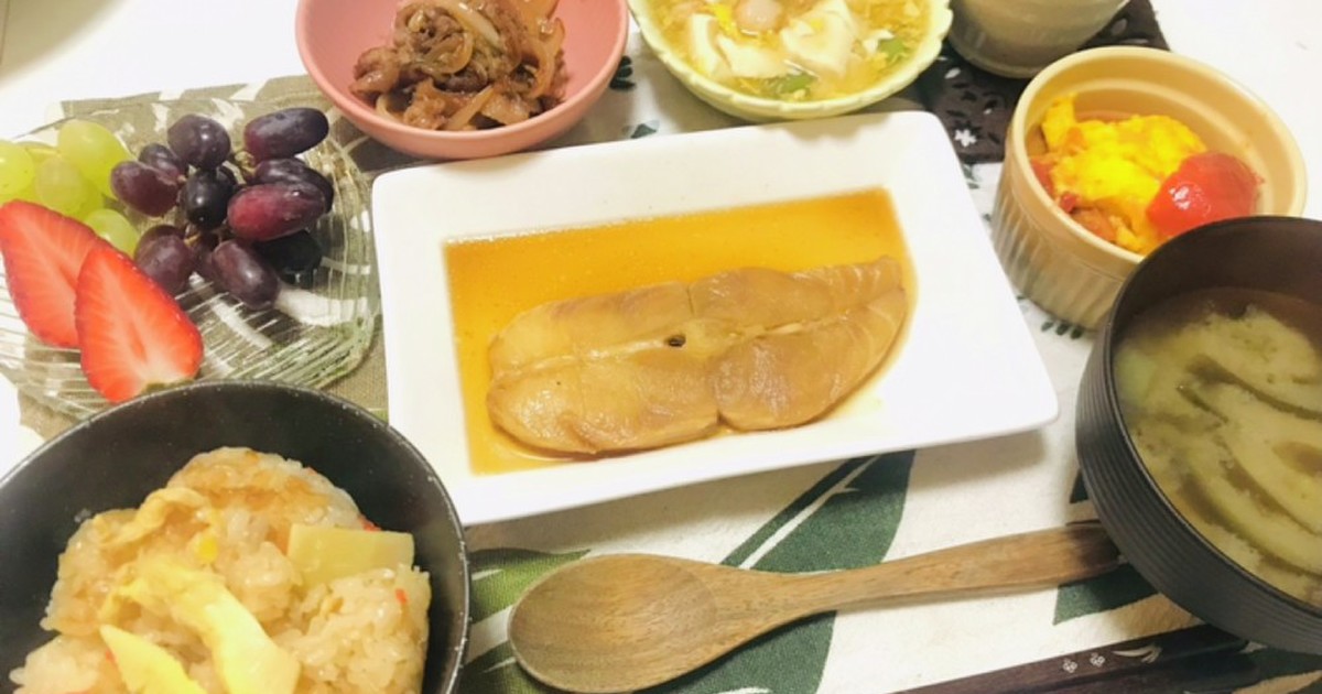 お魚メインの夕飯おかず 今日の晩ご飯 レシピ 作り方 By 体裁よく クックパッド 簡単おいしいみんなのレシピが361万品