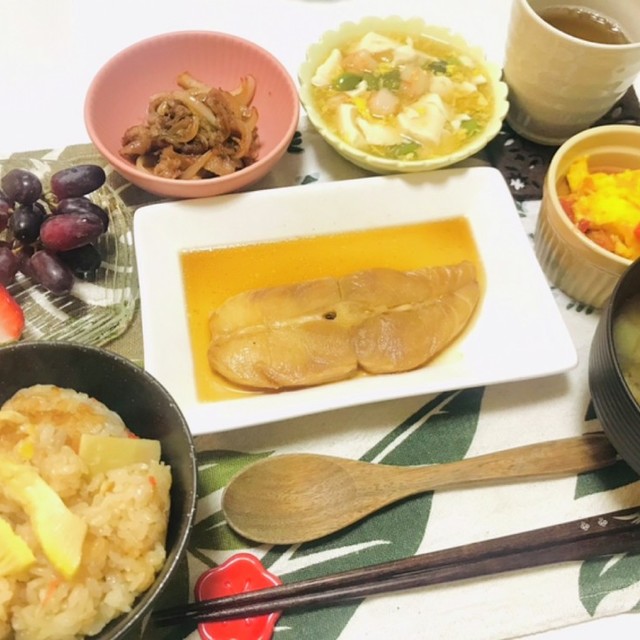 お魚メインの夕飯おかず 今日の晩ご飯 レシピ 作り方 By 体裁よく クックパッド 簡単おいしいみんなのレシピが361万品