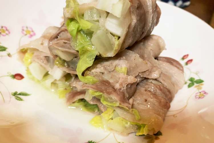 料理苦手でも簡単 白菜の豚肉ロール レシピ 作り方 By さめ母ちゃん クックパッド 簡単おいしいみんなのレシピが370万品