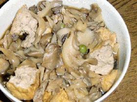 厚揚げと舞茸の煮物