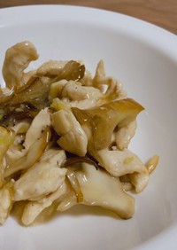 簡単早い✩舞茸とむね肉の中華炒め物
