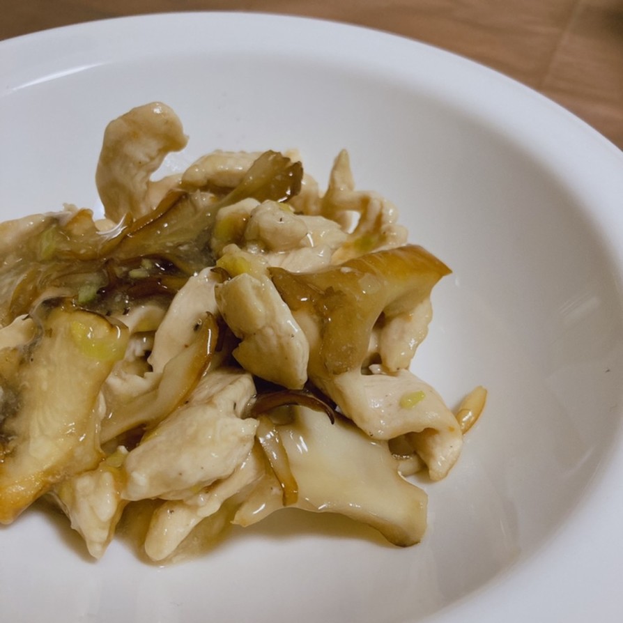 簡単早い✩舞茸とむね肉の中華炒め物の画像