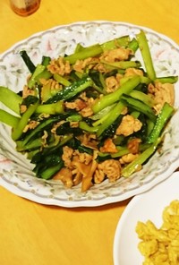 【簡単】豚と小松菜の炒め物