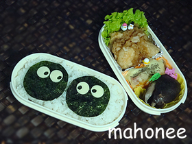 まっくろくろすけ のり弁 キャラ弁 By まほねぇ クックパッド 簡単おいしいみんなのレシピが327万品