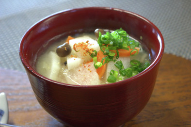 今日の味噌汁★長芋のお味噌汁【動画】の写真