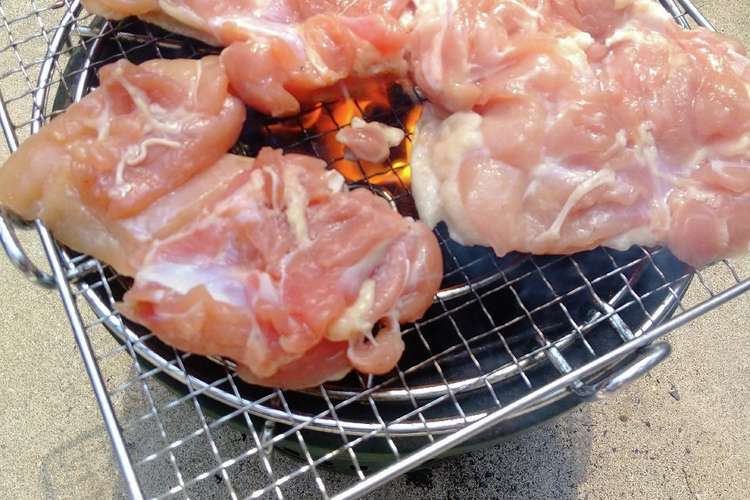 鶏もも肉 下味 炭火焼き もも焼き 塩味 レシピ 作り方 By ふふふのふーさん クックパッド 簡単おいしいみんなのレシピが359万品