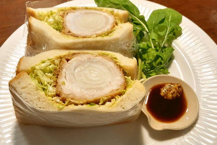 新玉葱の芯入りミルフィーユ豚カツサンド レシピ 作り方 By Guzavie クックパッド 簡単おいしいみんなのレシピが377万品