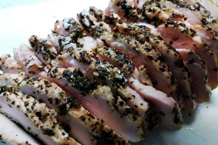 しっとり美味しい バジルサラダチキン レシピ 作り方 By なおみアトキンソン クックパッド 簡単おいしいみんなのレシピが357万品