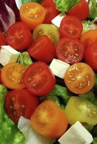ミニトマトの彩りサラダ