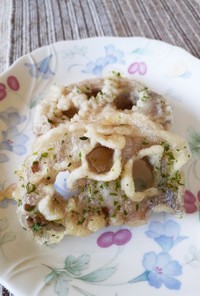 蓮根の天ぷら　海苔塩あじ