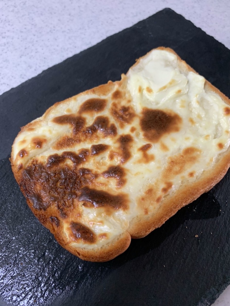 #クリームチーズ　#トースト#お昼ごはんの画像