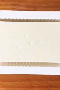 簡単豆知識☆豆腐の冷凍保存方法