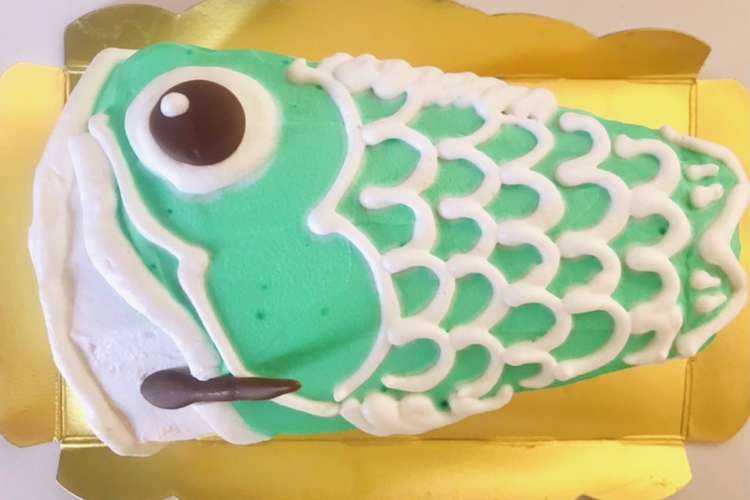 鯉のぼりケーキ こどもの日 端午の節句 レシピ 作り方 By 体裁よく クックパッド 簡単おいしいみんなのレシピが359万品