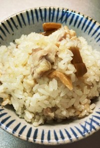 鶏肉とメンマの簡単炊き込みご飯