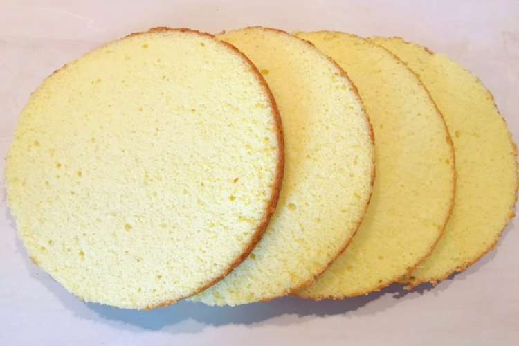 スポンジケーキの切り方 スライスの仕方 レシピ 作り方 By 体裁よく クックパッド 簡単おいしいみんなのレシピが360万品