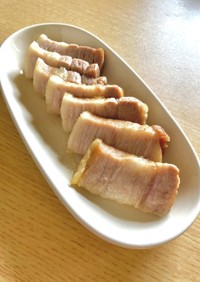 レンジで☆シンプル豚の角煮チャーシュー