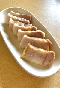 レンジで☆シンプル豚の角煮チャーシュー