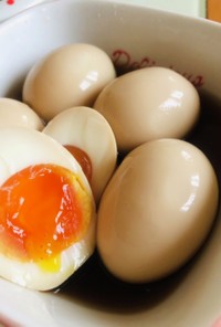 めんつゆで簡単　煮卵