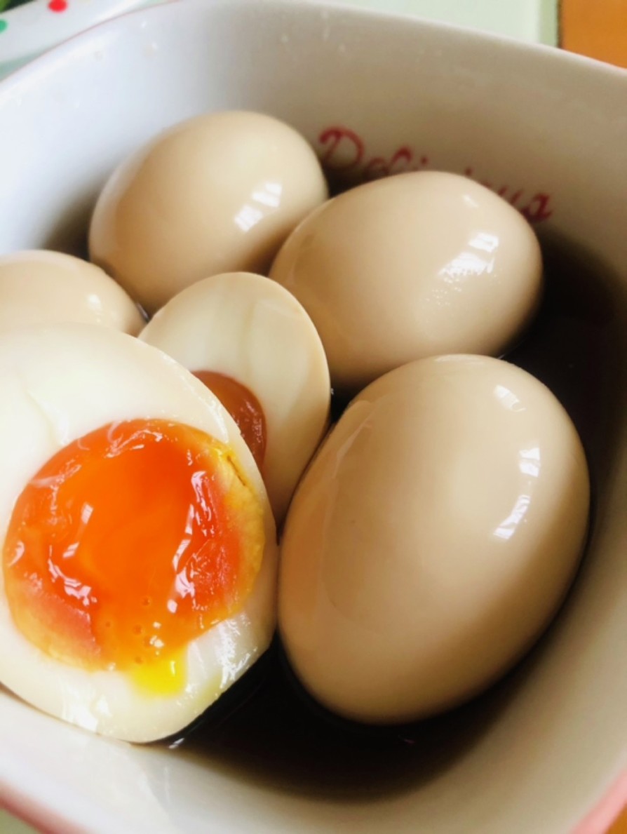 めんつゆで簡単　煮卵の画像